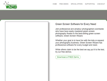 Tablet Screenshot of greenscreenwizard.com